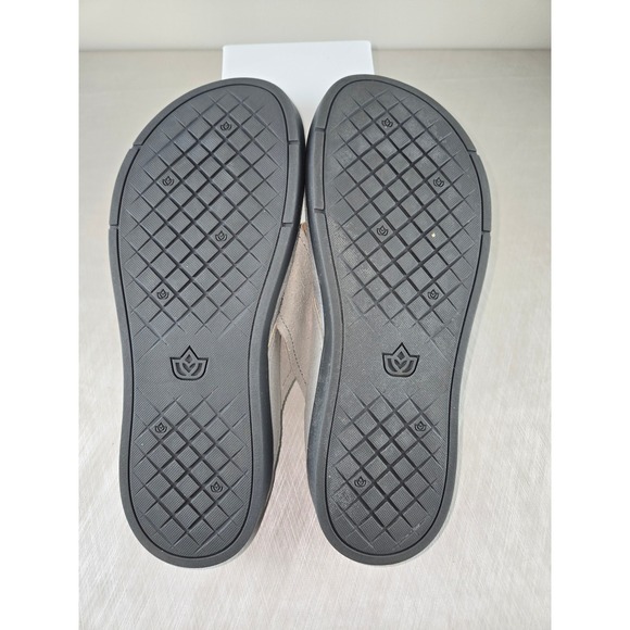 Spenco Women Gray Suede Flip Flop Sandals Comfort Orthotic Size 9 - Picture 9 of 14